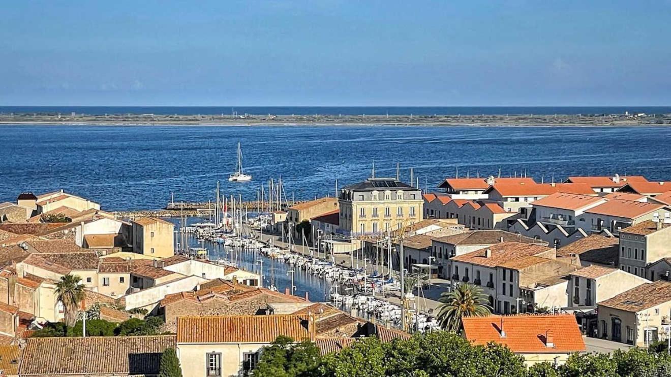 Maison Charmante Clim Et Balcon En Centre Ville Marseillan (Herault) Exterior photo